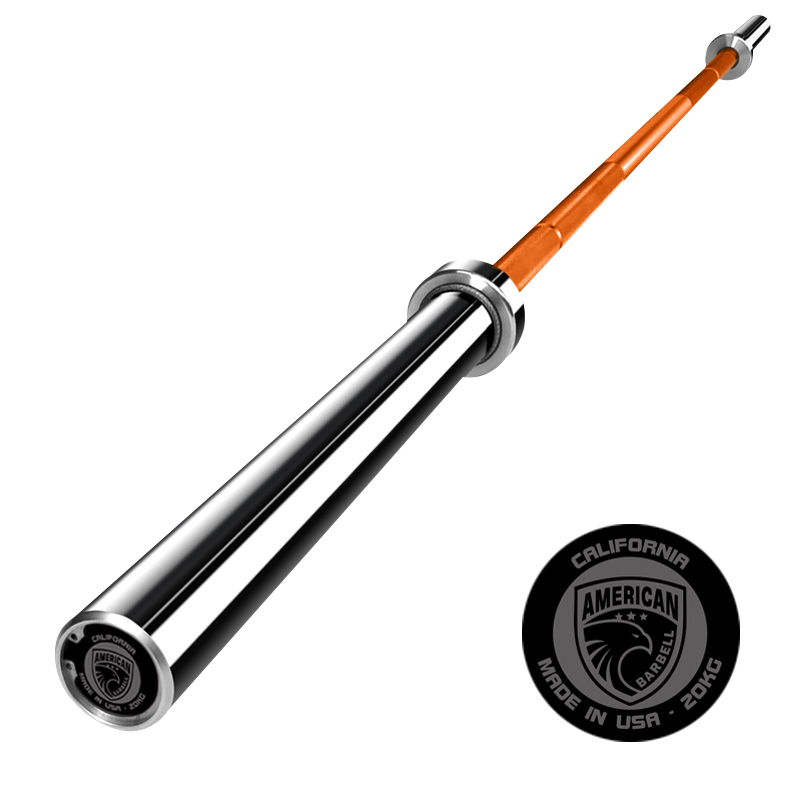 American Barbell Cerakote California Bar Orange