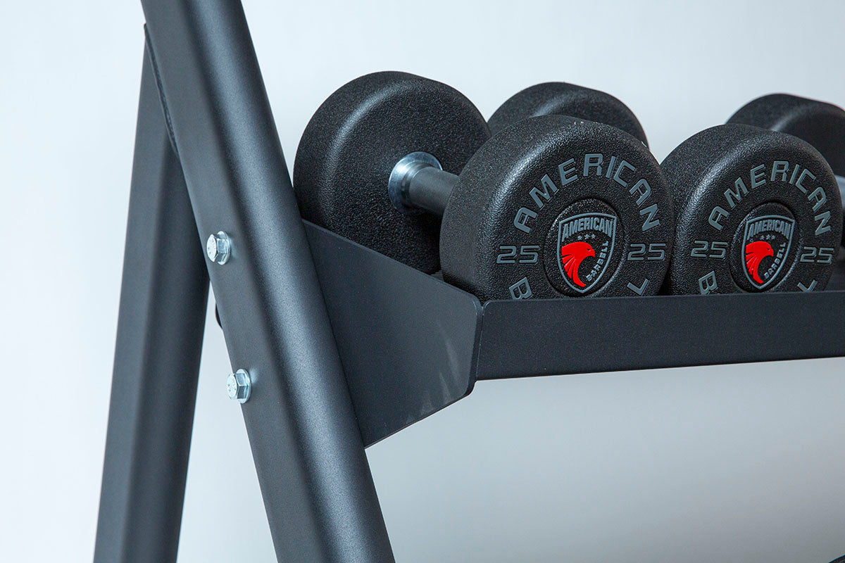 Rack para mancuernas 3-Bandejas Hex Dumbbell  (44 cm)